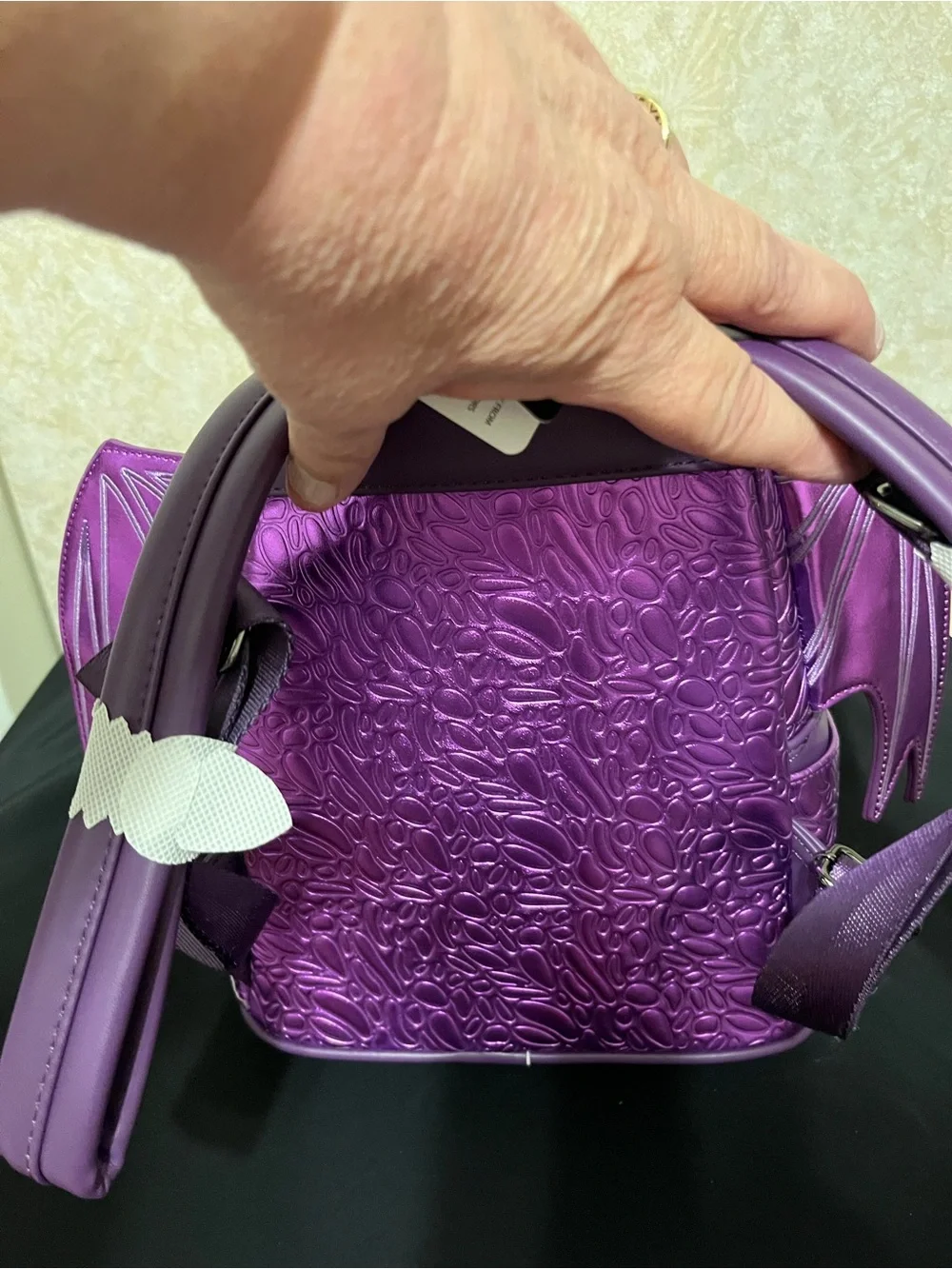 Purple Dragon Kids Backpack by Loungefly - Playful Flame Design